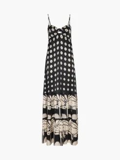 Julieta Satin Silk Maxi Dress