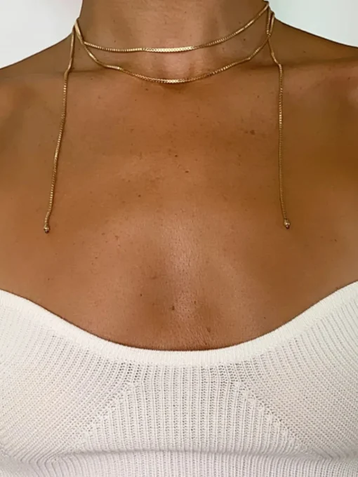 Knotted Paris Chain Necklace