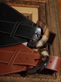 La Jefa Belt in Leather