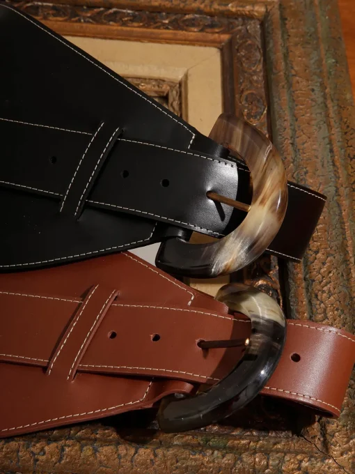 La Jefa Belt in Leather