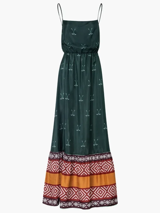 La Polera Silk Maxi Dress