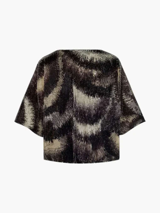 La Santamaría Sequins Mini Coat