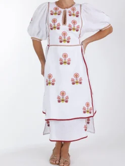 Lillie Ukrainian Embroidered Dress