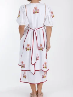 Lillie Ukrainian Embroidered Dress