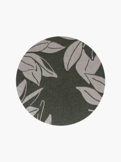 Linen Damask Tutti Le Foglie Charger Plate