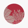 Linen Damask Tutti Le Foglie Charger Plate