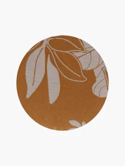 Linen Damask Tutti Le Foglie Charger Plate