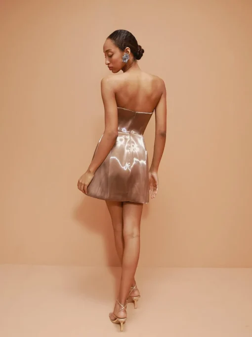 Liquid Glacier Mini Dress