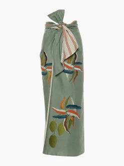 Loulou Linen Skirt