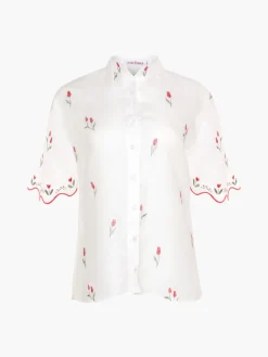 Lovely Tulip Short Sleeve Shirt