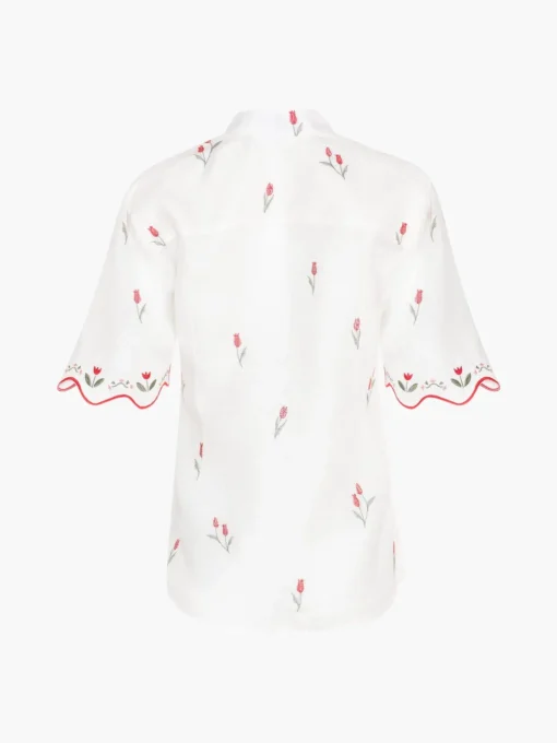 Lovely Tulip Short Sleeve Shirt