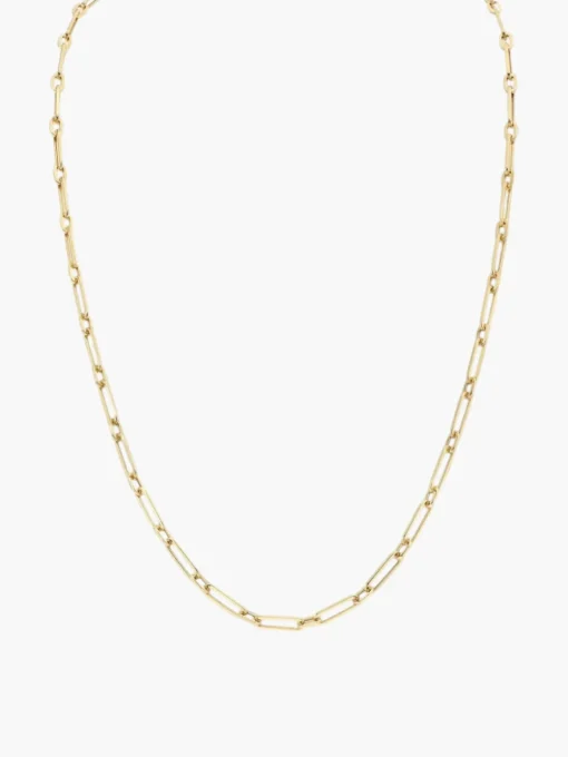 Maayan Paperclip Chain Necklace 20"