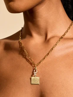 Maayan Paperclip Chain Necklace 20"