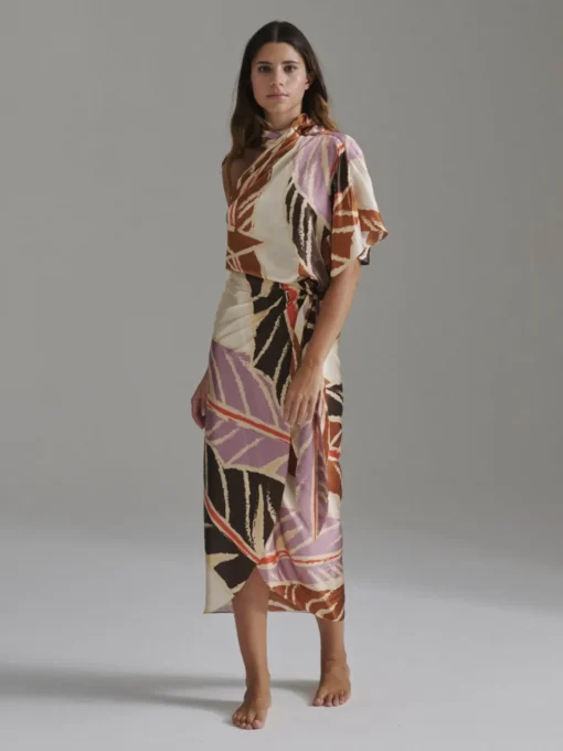 Mapara Satin Silk Skirt