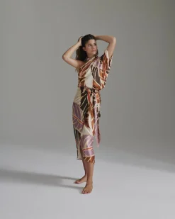 Mapara Satin Silk Skirt