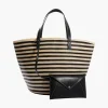 Marcial Handbag in Leather and Cana Flecha