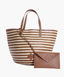 Marcial Handbag in Leather and Cana Flecha