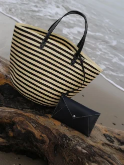 Marcial Handbag in Leather and Cana Flecha