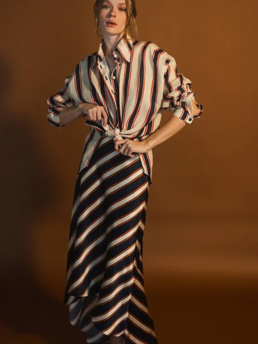 Marine Stripe Blouse