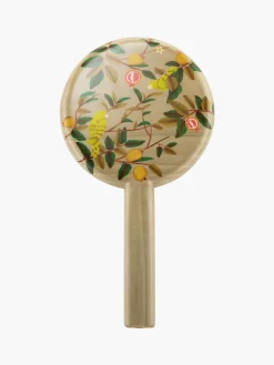 Marquetry Hand Held Mirror