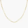 Mika Paperclip Chain Necklace 20"