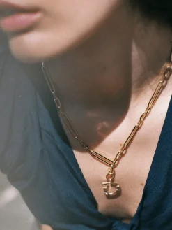 Mika Paperclip Chain Necklace 20"