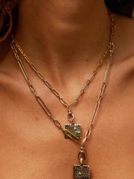 Mika Paperclip Chain Necklace 20"