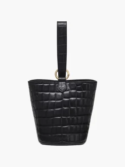Mini Leather Wristlet Sling Bag