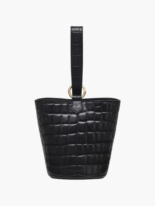 Mini Leather Wristlet Sling Bag