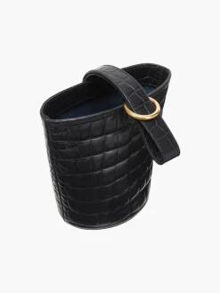 Mini Leather Wristlet Sling Bag