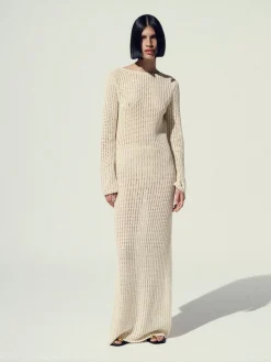 Misha Crochet Maxi Dress