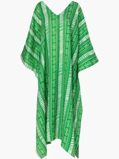 Morena Linen Maxi Kaftan