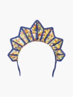 Multicolor Bugle Beads Headpiece
