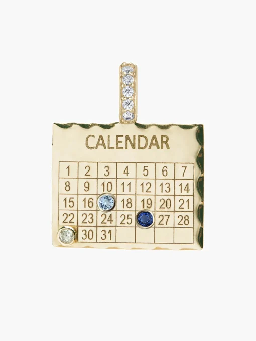 Multiple Date 1960s Calendar Charm