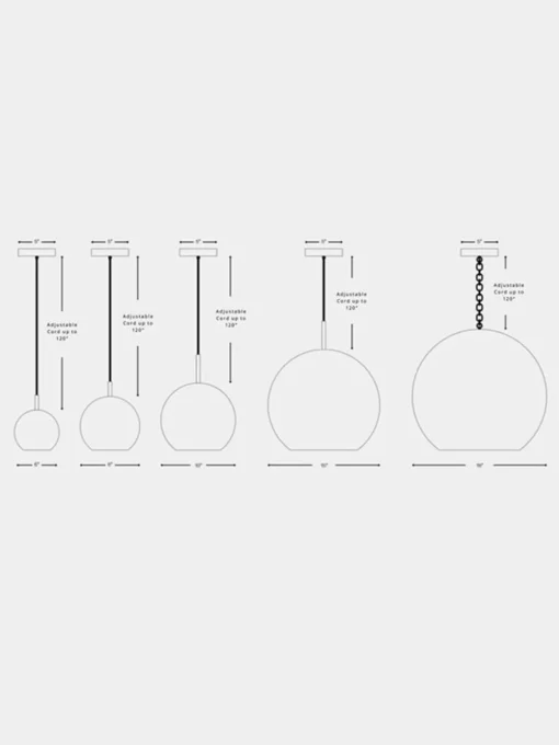Najma Trellis Globe Pendant Light