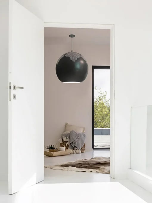 Najma Trellis Globe Pendant Light