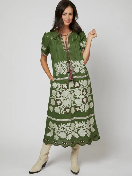 Natalia Ukrainian Embroidered Dress
