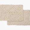 Natural Crochet Rectangular Placemats