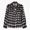 Noches de Luna Satin Silk Blouse