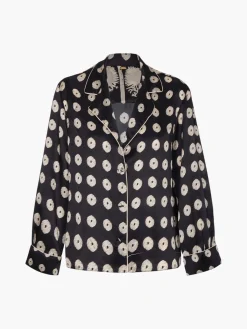 Noches de Luna Satin Silk Blouse