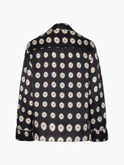 Noches de Luna Satin Silk Blouse
