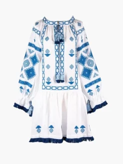 Nomeda Embroidered Ukrainian Dress