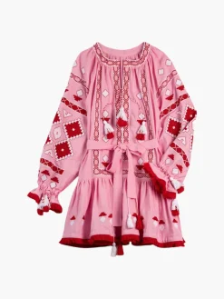 Nomeda Embroidered Ukrainian Dress
