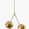 Nur Mod Twin Globe Pendant Light