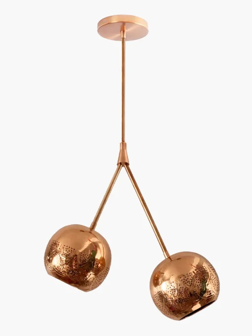 Nur Mod Twin Globe Pendant Light