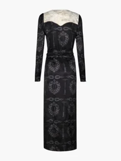 Obregon Silk Jacquard Maxi Dress