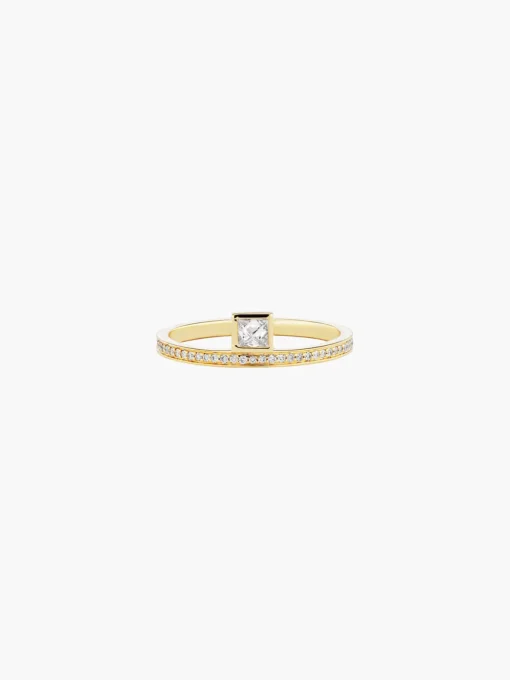 Pave Pyramid Band