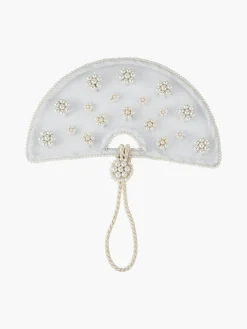 Pearl Tulle Halo Fan