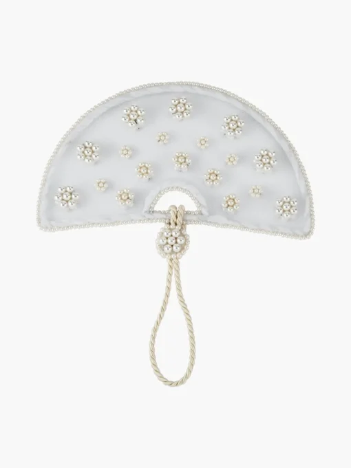 Pearl Tulle Halo Fan