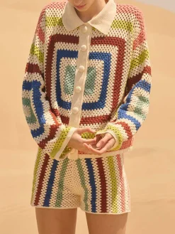 Plaza Crochet Cardigan